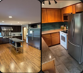 Sparkling clean kitchen