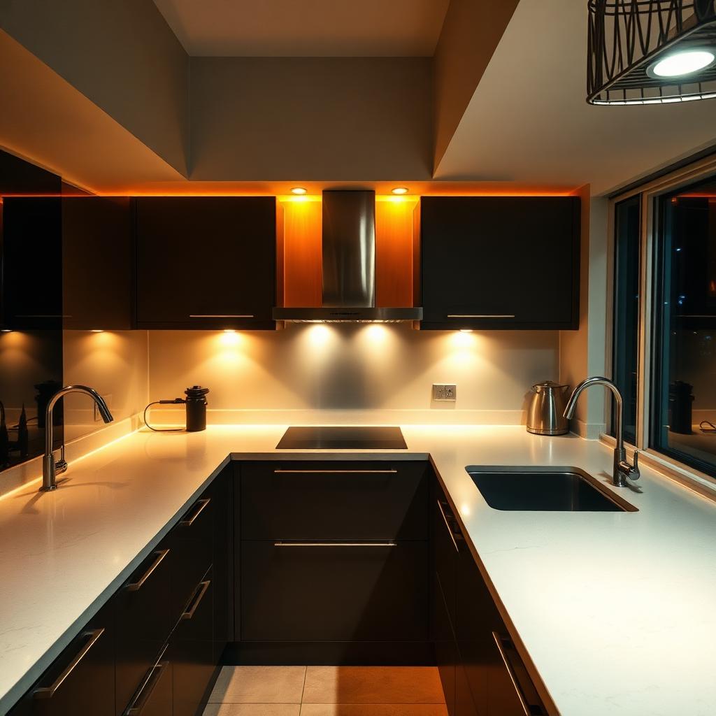 Sparkling clean kitchen